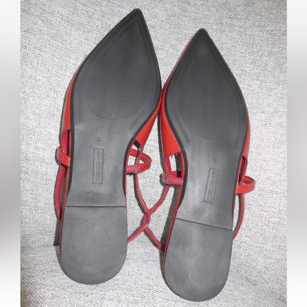 New (No Box) Steven by Steve Madden Mallory flats - Red - Size 8 - Picture 6 of 6